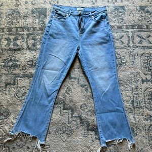 NWOT LOFT high waist kick crop 30/10